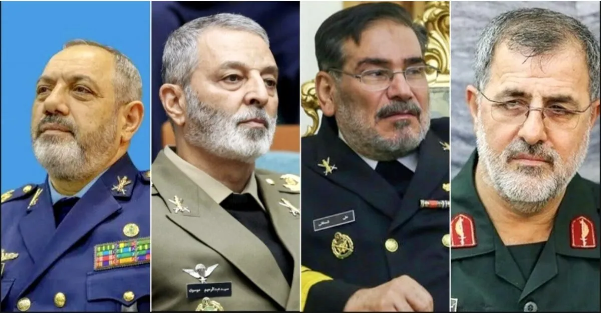 Тегеран подтвердил смерть всей верхушки военного командования Ирана
