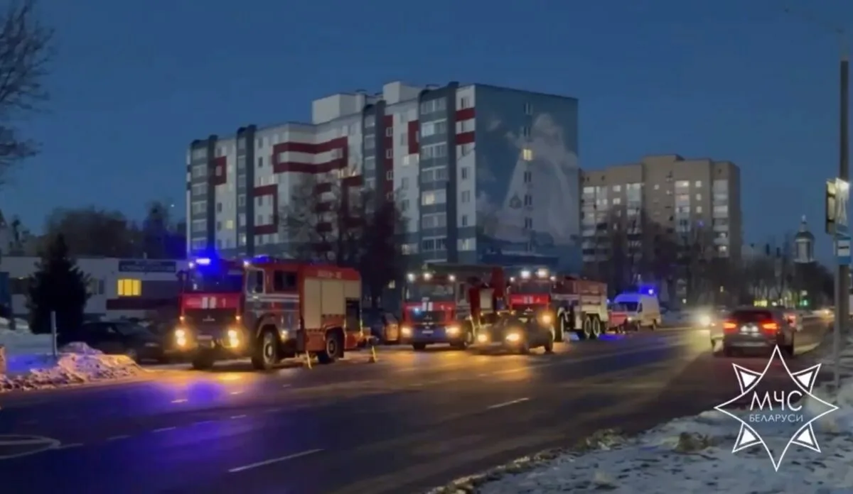 В Солигорске загорелось общежитие