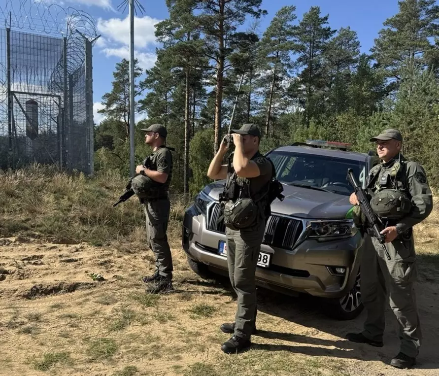 Литва усилила границу с Беларусью отрядами стрелков и армией