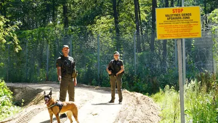 Литва усилила границу с Беларусью отрядами стрелков и армией