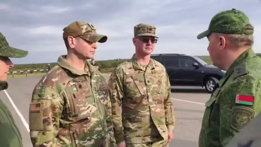 Скриншот видео минобороны РБ