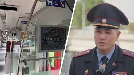 Школьники разгромили кабину Stadler в минском депо. В милиции рассказали, как накажут