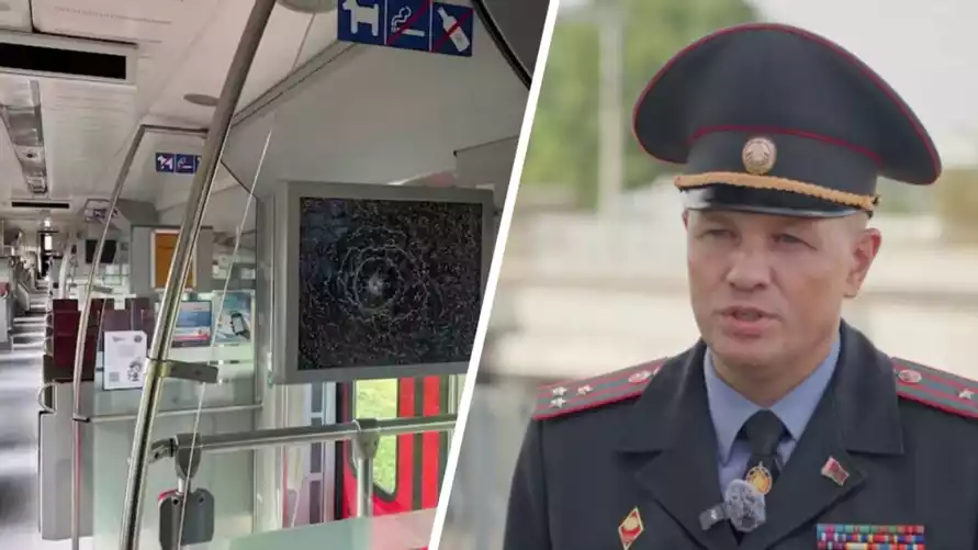 Школьники разгромили кабину Stadler в минском депо. В милиции рассказали, как накажут