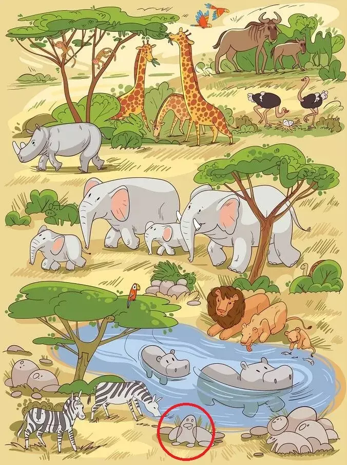 Лишь самые наблюдательные смогут найти пингвина на картинке. У вас есть 10 секунд