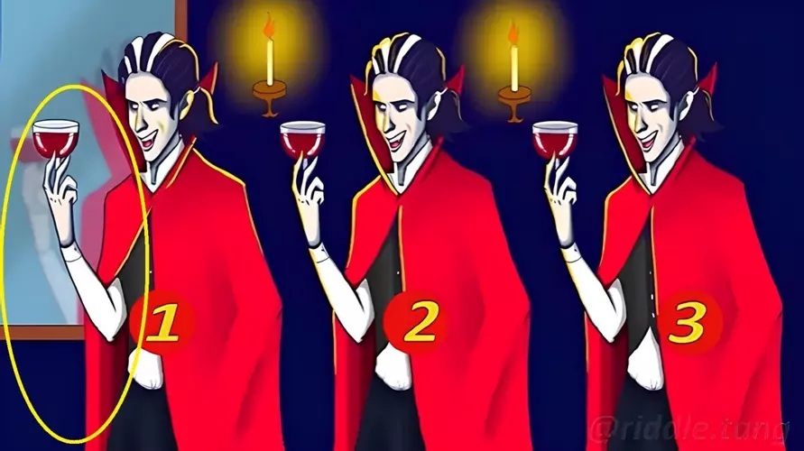 Какой из вампиров на картинке ненастоящий? У вас есть 5 секунд, чтобы понять это