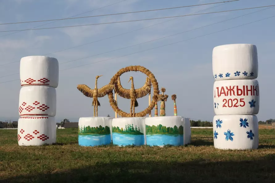 Крот-шахтёр, богомол-переросток и крейсер «Аврора». На полях Беларуси устроили конкурс фигур из соломы