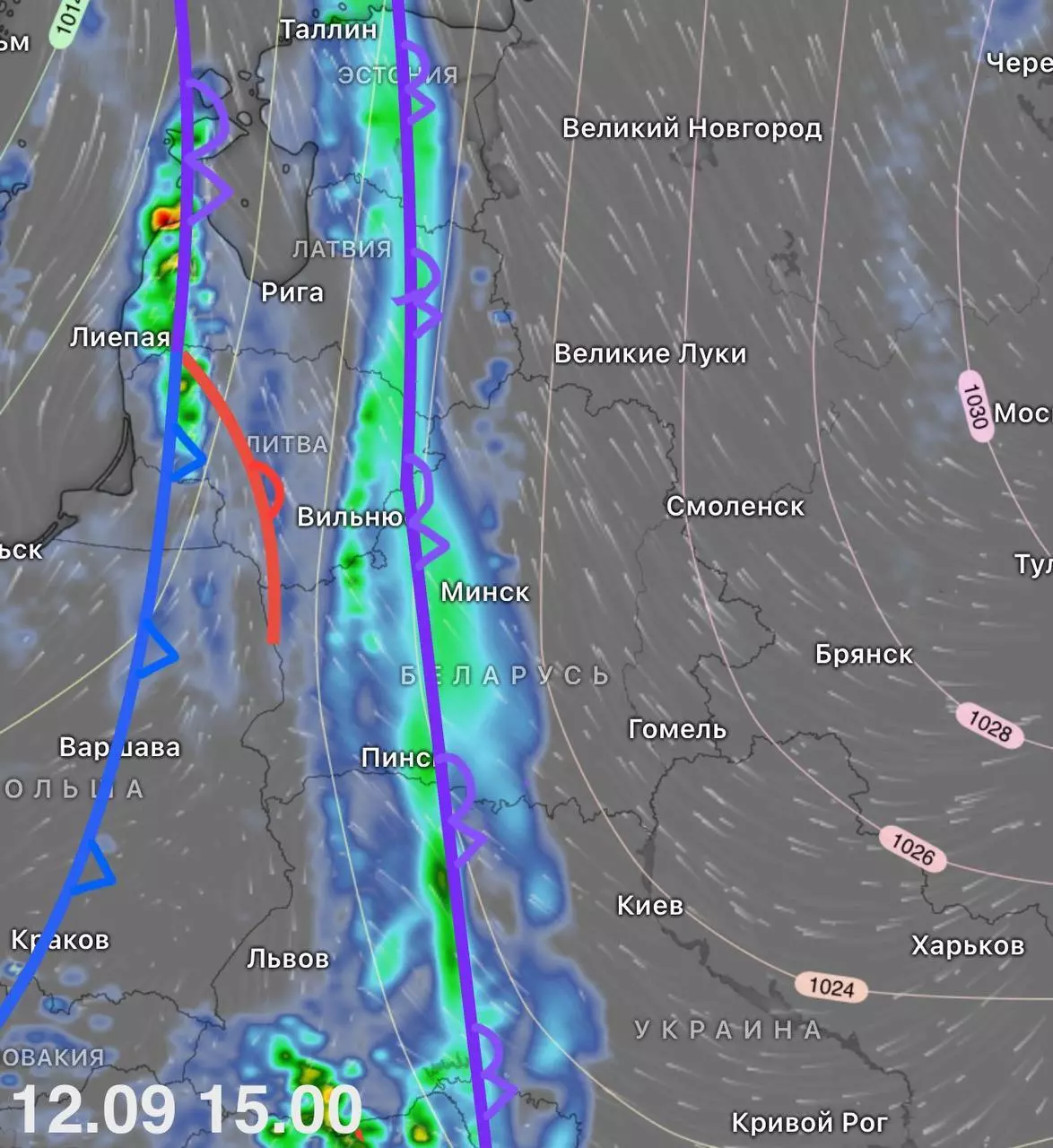 Белгидромет объявил «оранжевую» опасность из-за ливней в двух областях. Где остановится зона дождей?