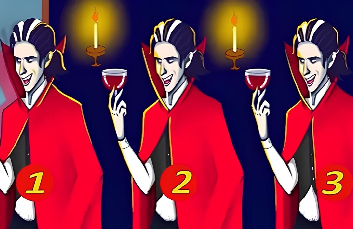 Какой из вампиров на картинке ненастоящий? У вас есть 5 секунд, чтобы понять это