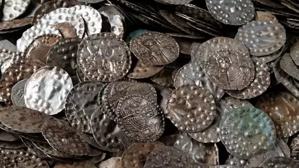 Рыбак случайно нашел у озера древний клад из 20 000 серебряных монет