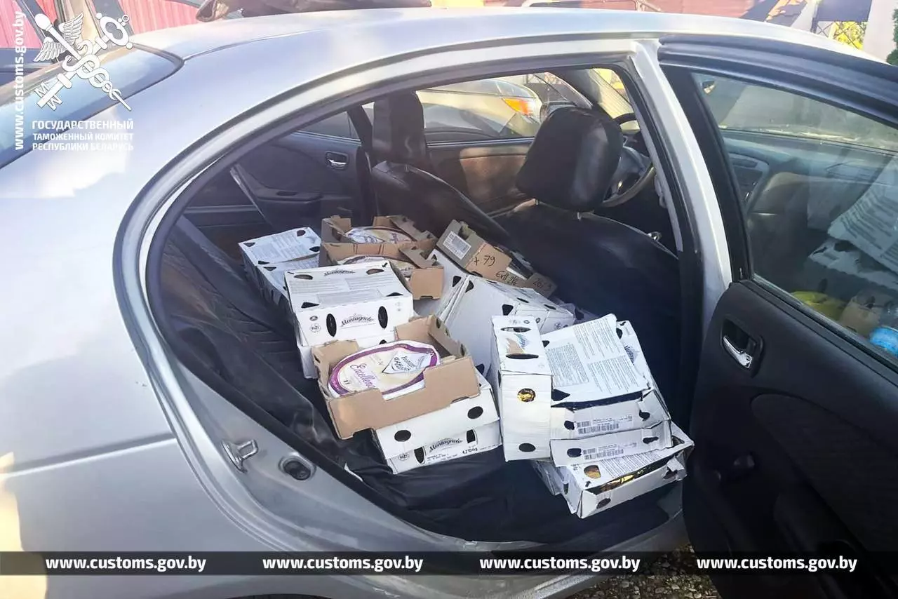 Таможня Беларуси изъяла 250 килограмм европейского сыра по 120 рублей за кг