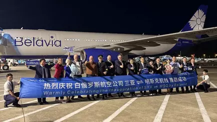 Самолёт «Белавиа» долетел до Хайнаня