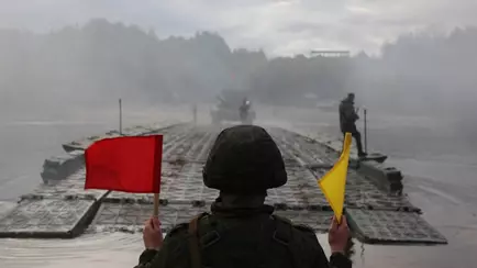 Появились кадры приведённых в высшую степень боевой готовности частей