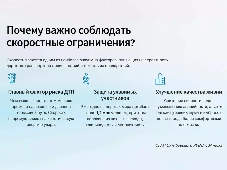 ГАИ поделилась с белорусами математическими формулами