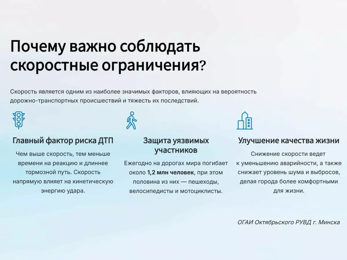 ГАИ поделилась с белорусами математическими формулами