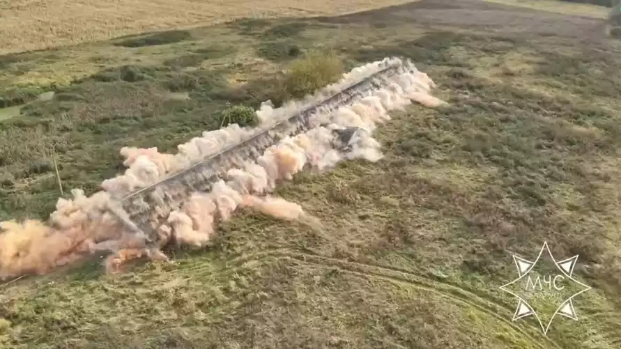 Под Борисовом взорвали коровник