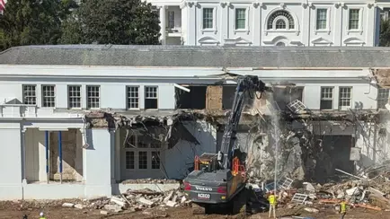 В США начали снос Белого дома