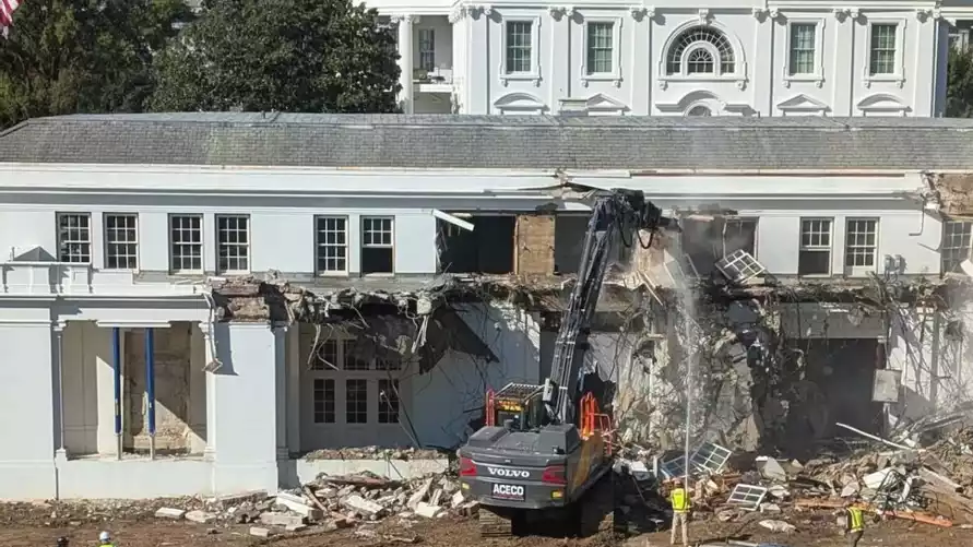 В США начали снос Белого дома