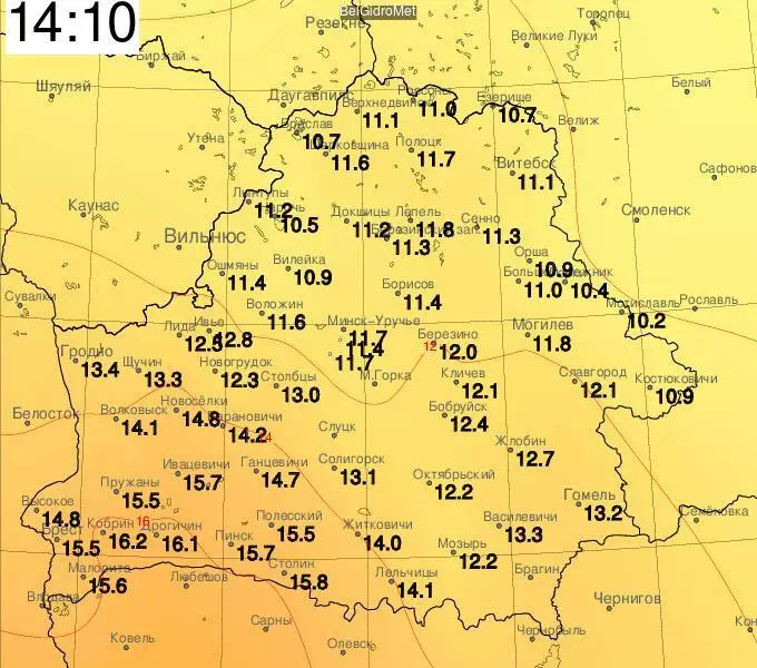 Белгидромет объявил оранжевые ливни в 4 областях. Где добавятся грозы и ветер 72 км/ч?