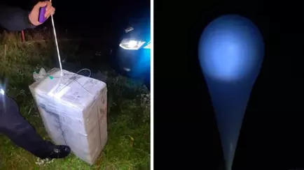 Полиция Польши насчитала более 100 воздушных шаров, залетевших из Беларуси