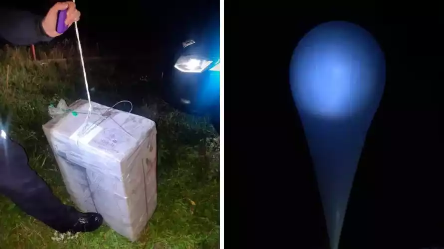 Полиция Польши насчитала более 100 воздушных шаров, залетевших из Беларуси