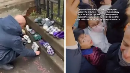 В России появилась «Стена Долиной», куда несут тапочки. А в интернете — десятки видео под песню «Погода в доме». Что происходит?