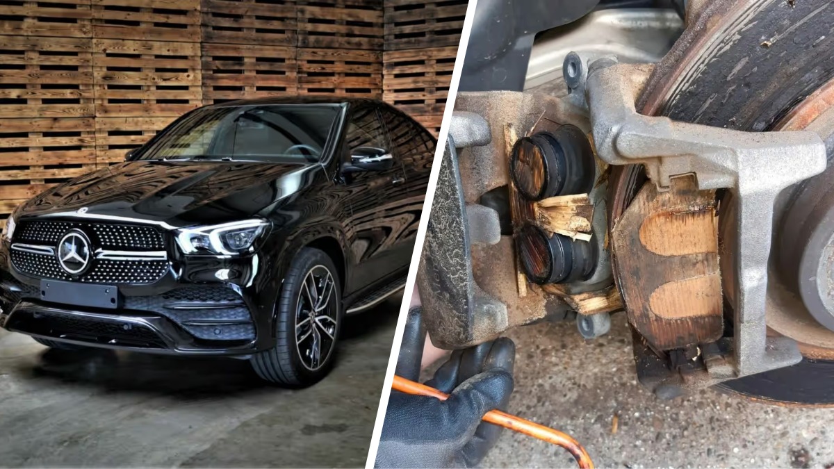 «Ручная работа» за 100 000 евро. Водитель Mercedes чуть не расплатился жизнью за деревянные тормоза