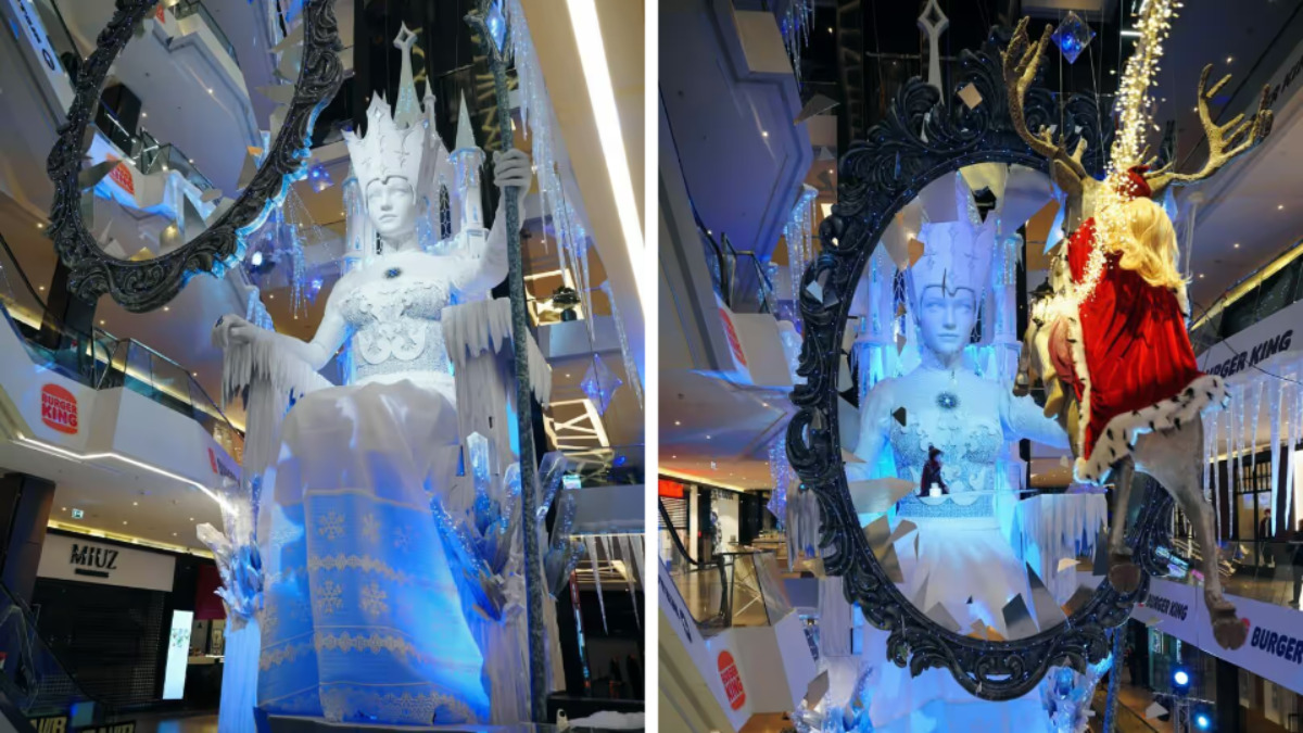 В Минске появилась 23-метровая статуя Снежной Королевы. Куда бежать на сказочную фотосессию?
