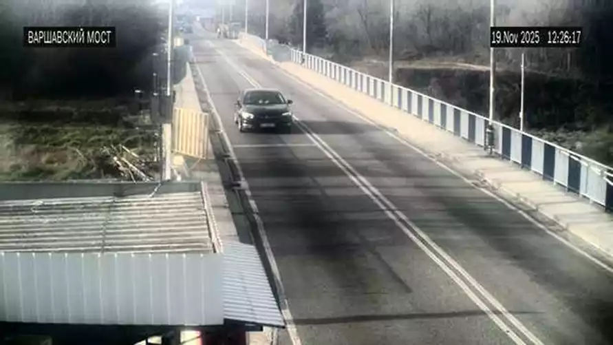 Фото с камер ГТК РБ на Варшавском мосту