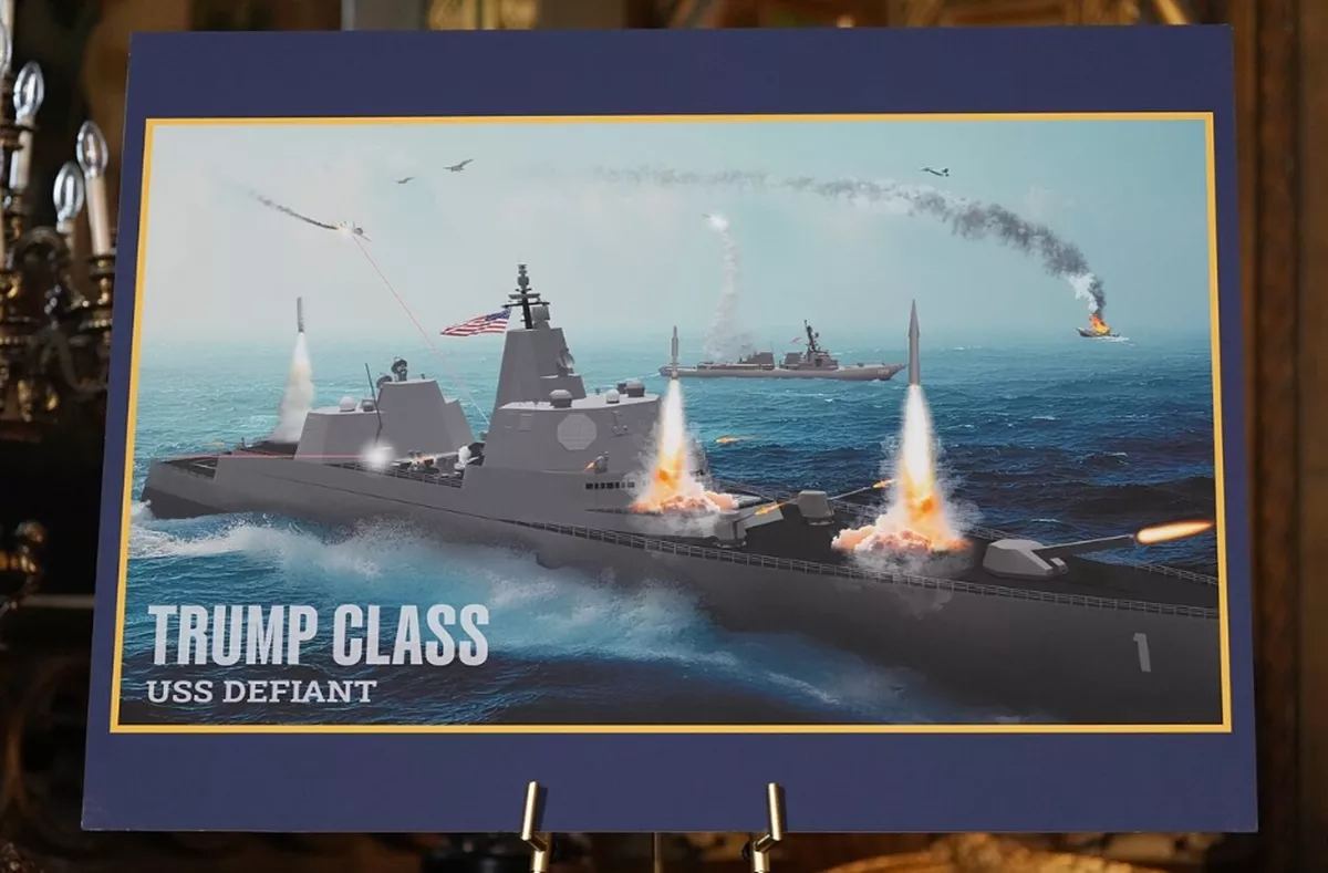 Трамп объявил о строительстве «самого большого военного корабля в истории». Угадайте, как назовут