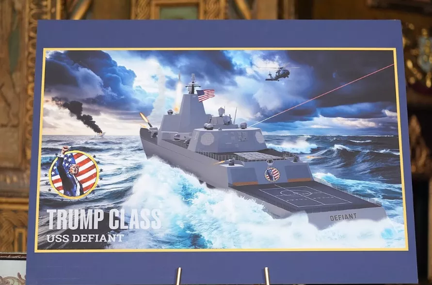 Трамп объявил о строительстве «самого большого военного корабля в истории». Угадайте, как назовут
