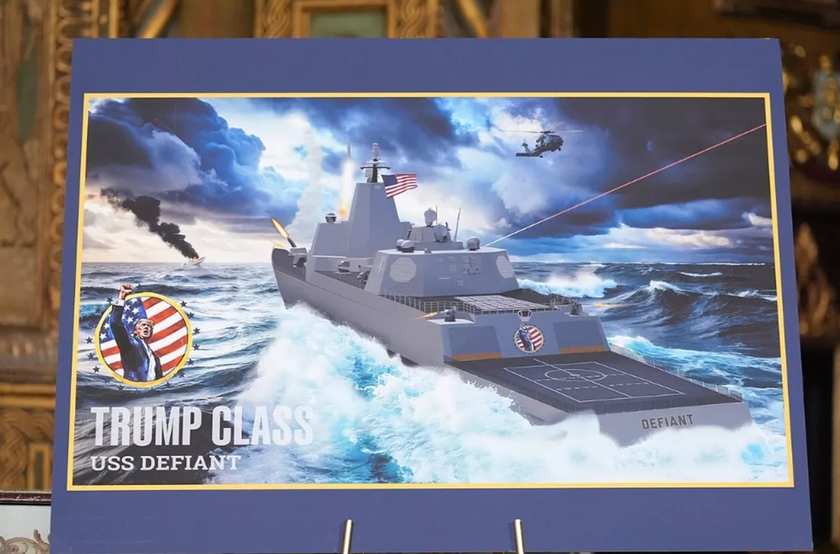 Трамп объявил о строительстве «самого большого военного корабля в истории». Угадайте, как назовут