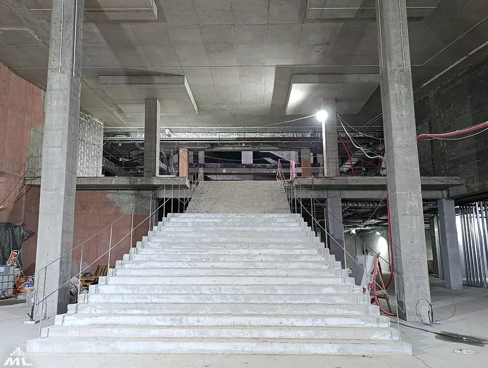 «Минскстрой» показал, что уже сделали на стройке Национального исторического музея в Минске