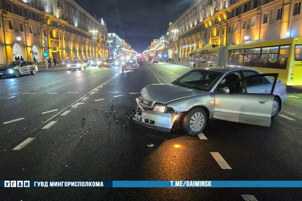 В Минске водитель BMW спровоцировал ДТП с пятью авто