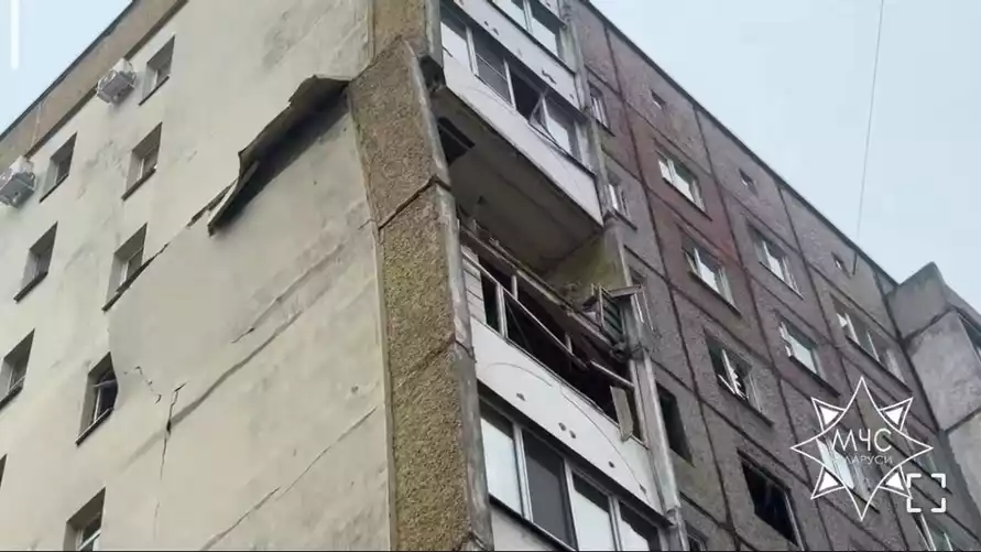 Взрыв в жилом доме в Гомеле. МЧС дало подробности