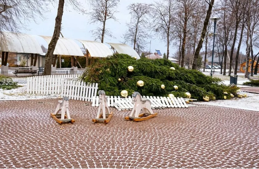 Литву накрыл почти ураган. Доберется ли до Беларуси?