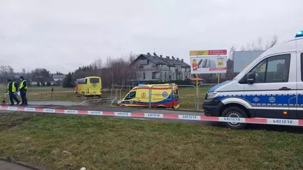 В Польше автобус с 47 белорусами съехал с трассы