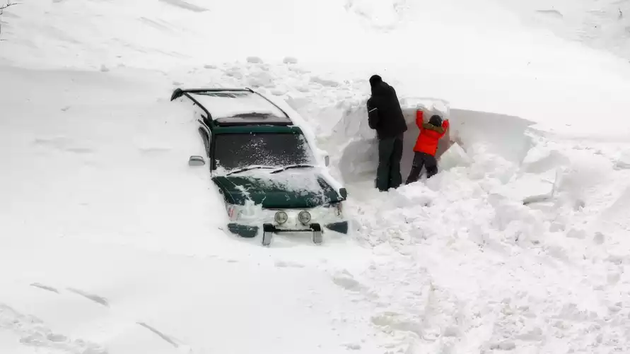 Циклон "Улли" несёт в Беларусь до 50 см снега. А сколько было после "Хавьера"?