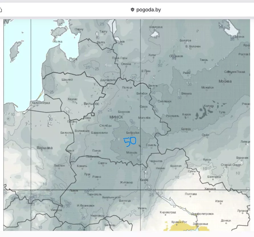 Циклон Улли несёт в Беларусь до 50 см снега. А сколько было после Хавьера?