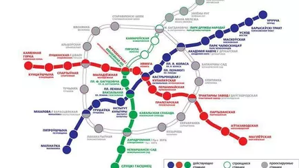 В новой схеме метро Минска исчезли 6 станций