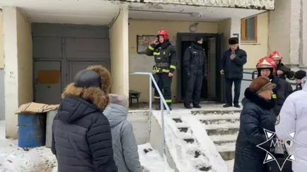 Власти Витебска разрешили вернуться в квартиры жильцам многоэтажки, где просела плита перекрытия