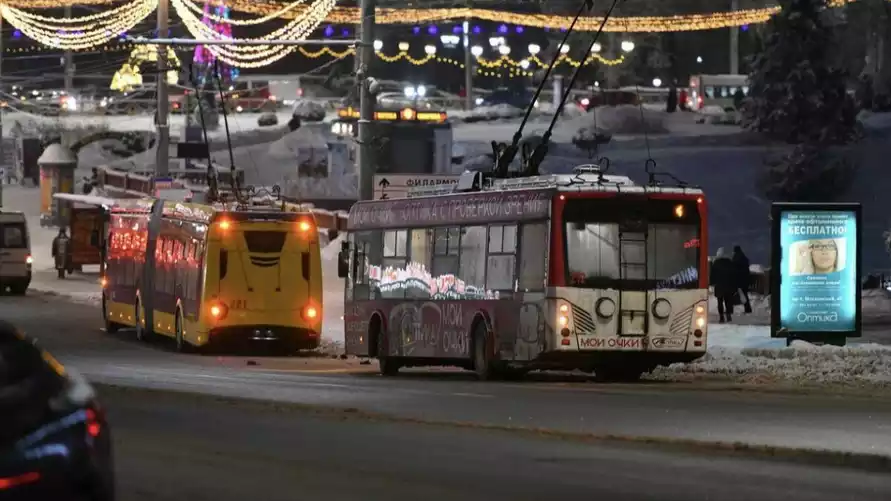 Власти Витебска объяснили, почему с утра остановились троллейбусы