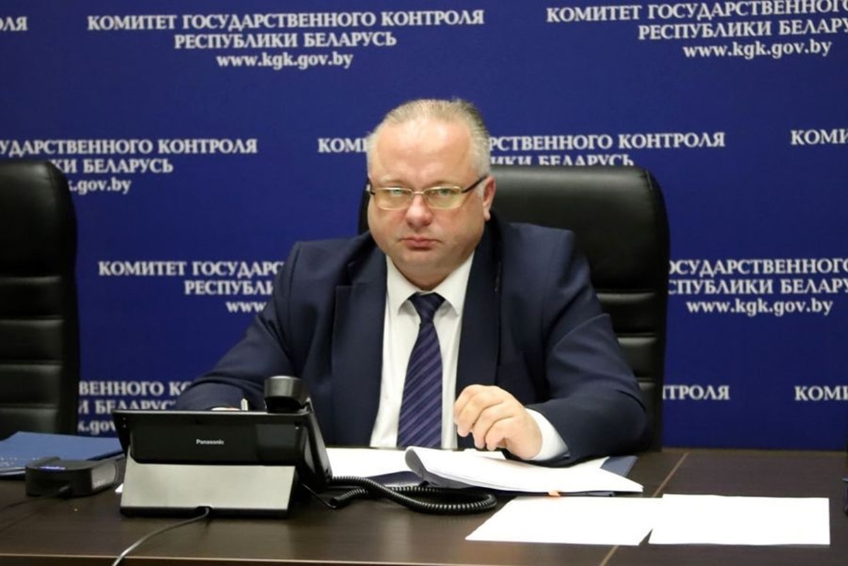 На фото глава КГК РБ  Василий Герасимов