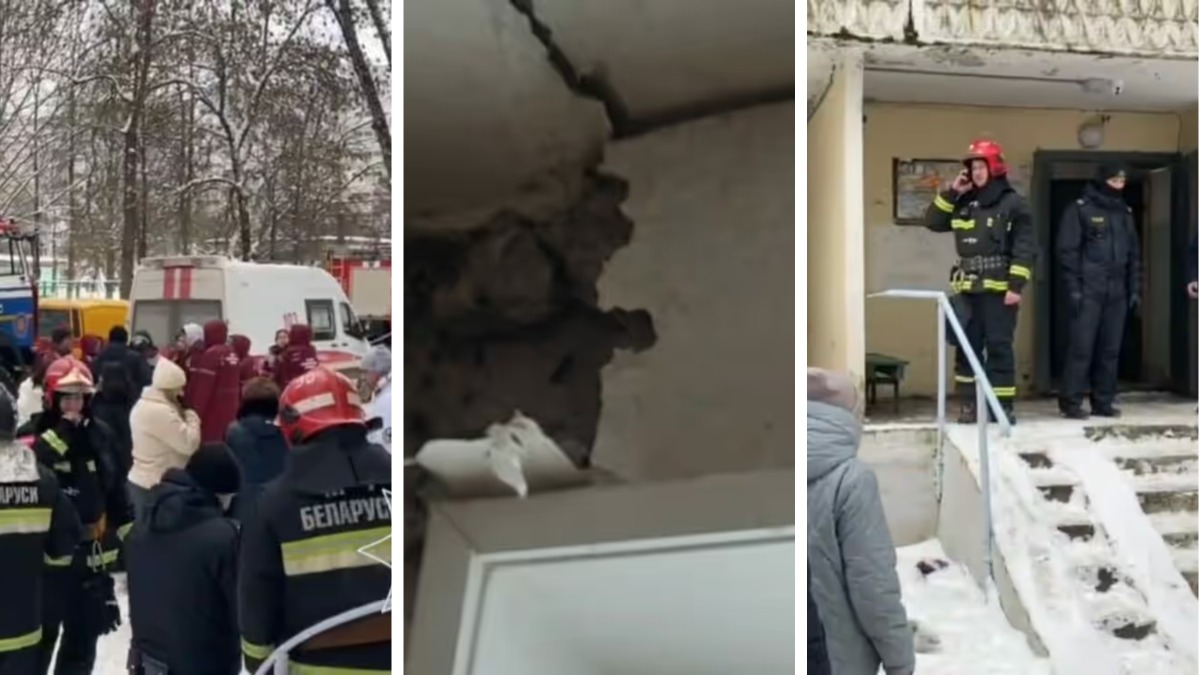 В Витебске в многоэтажке просела плита перекрытия