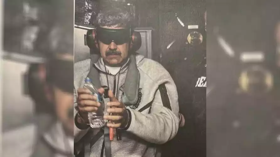 Появилось фото захваченного Мадуро